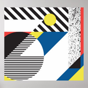 Affiche Style moderne rétro Design Arrière - plan