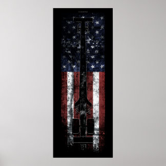 AFFICHE STYLE NITRO CARBURANT AMÉRICAIN