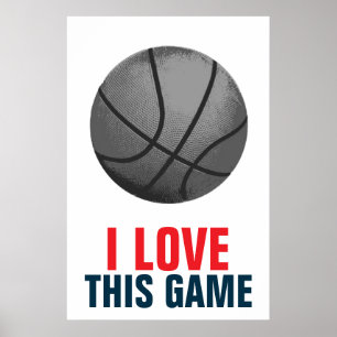 Affiche Style Rétro Pop Art Basketball Motivation