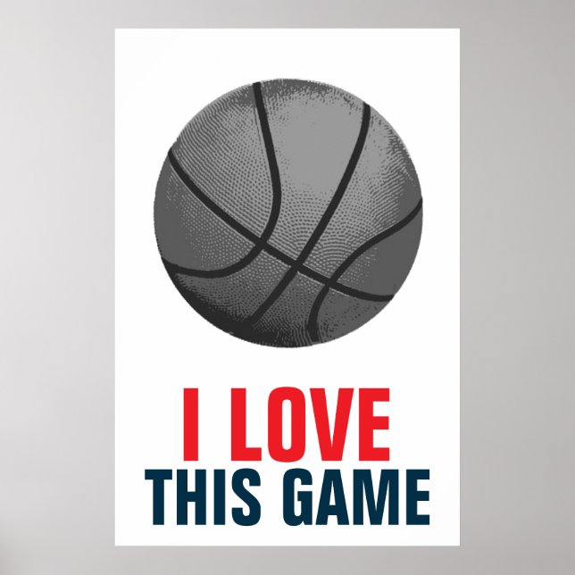 Affiche Style Rétro Pop Art Basketball Motivation (Devant)
