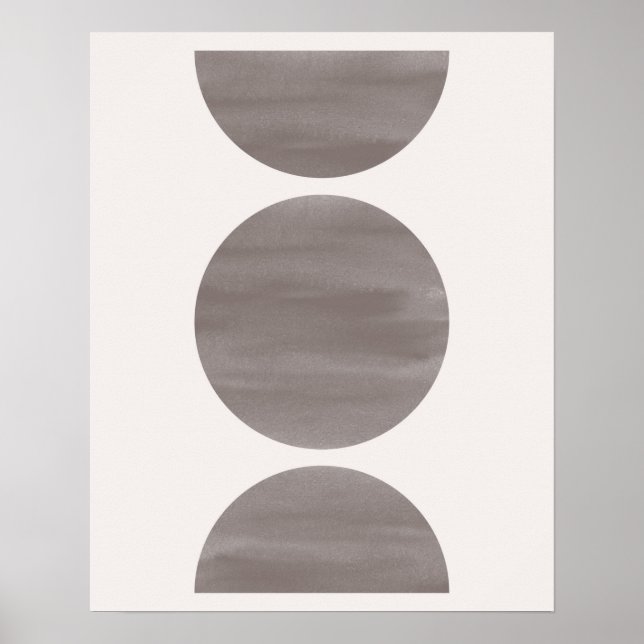 Affiche Style rétro. Vintage milieu du siècle (Devant)