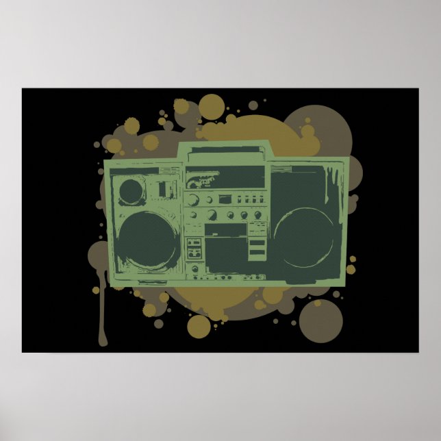 Affiche Style stéréo (Devant)