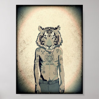 Affiche Style Tiger