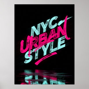 Affiche Style Urbain NYC