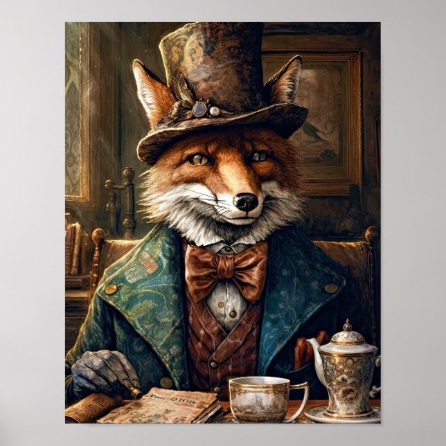 Affiche Style victorien vintage M. Frederick (Devant)