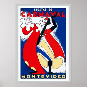 Affiche Style Vintage du carnaval