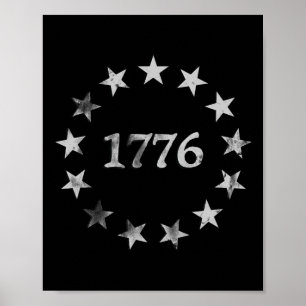Affiche Style Vintage patriotique Usa 4 juillet