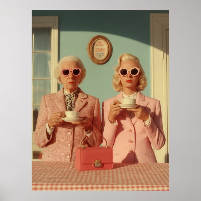 Affiche Stylish Tea Time Duo (Devant)