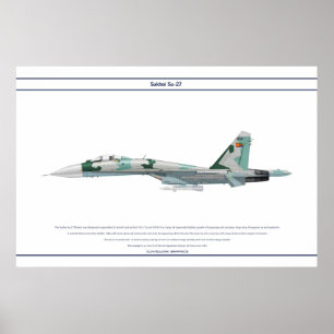 Affiche Su-27 l'Érythrée 1