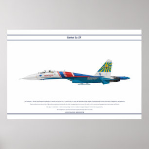 Affiche Su-27 Russie 4