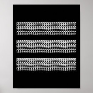 Affiche Subtil 67 Six Sept Brainrot Message Caché Gen Al