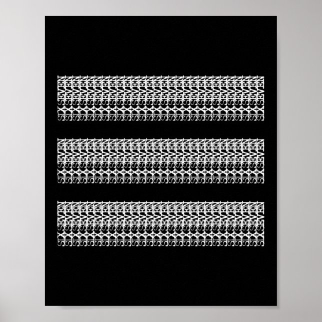 Affiche Subtil 67 Six Sept Brainrot Message Caché Gen Al (Devant)