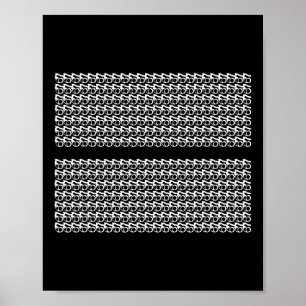 Affiche Subtil 67 Six Seven Brainrot Message Caché Gen Al