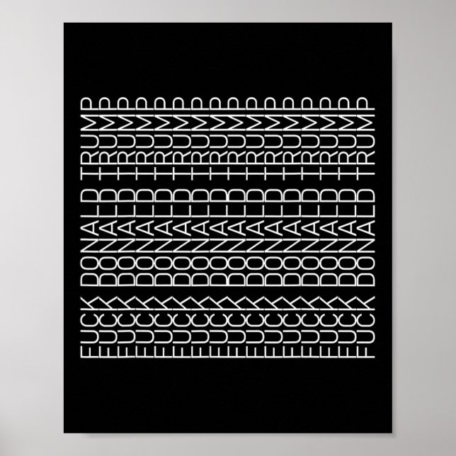 Affiche Subtil anti-politique - Message caché Sarcasme F (Devant)