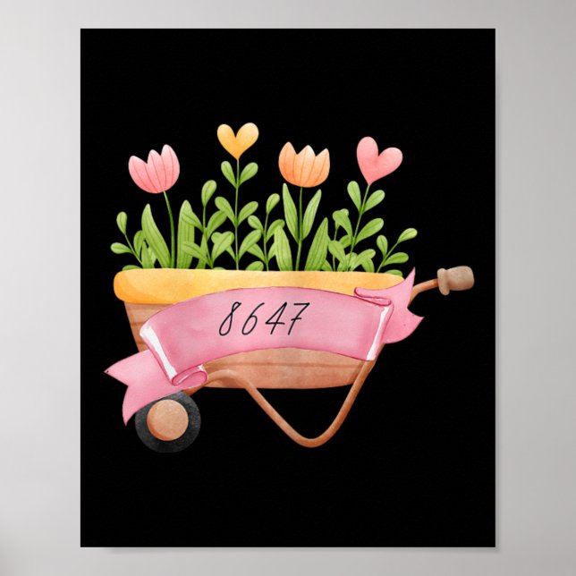 Affiche Subtil Anti-trump 8647 Jardin de printemps Beau  (Devant)