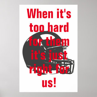 Affiche Succès Football Motivationnel Inspirationnel PopAr