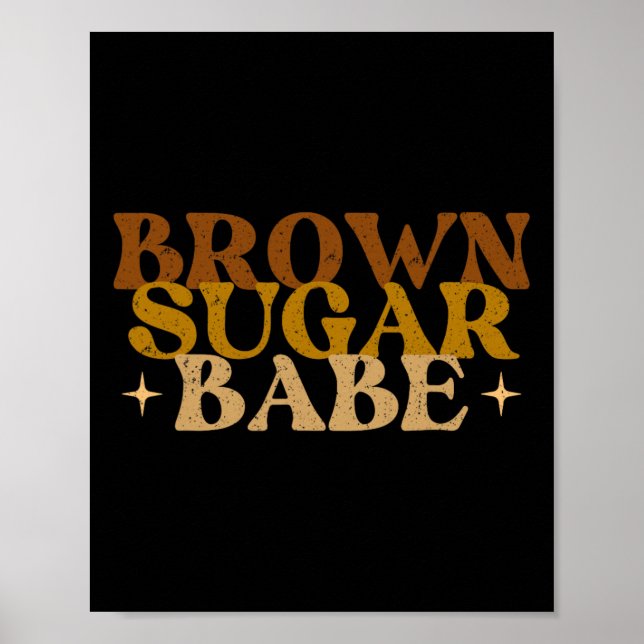 Affiche Sucre Brun Be - Mois de l'Histoire des Noirs Racin (Devant)