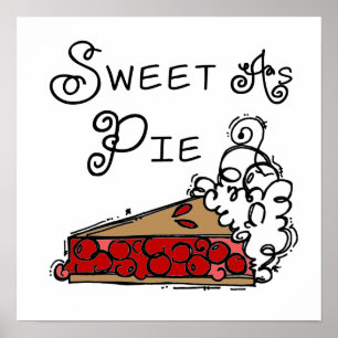 Affiche Sucre comme tarte