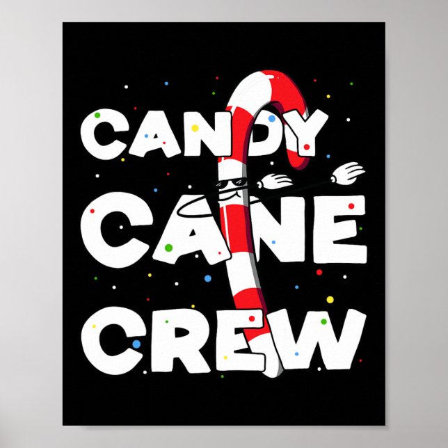 Affiche Sucre de canne Crew Fun Christmas Candy Loover Dan (Devant)