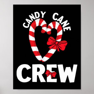 Affiche Sucre de canne Crew Funny Christmas Sweet Candy Jo