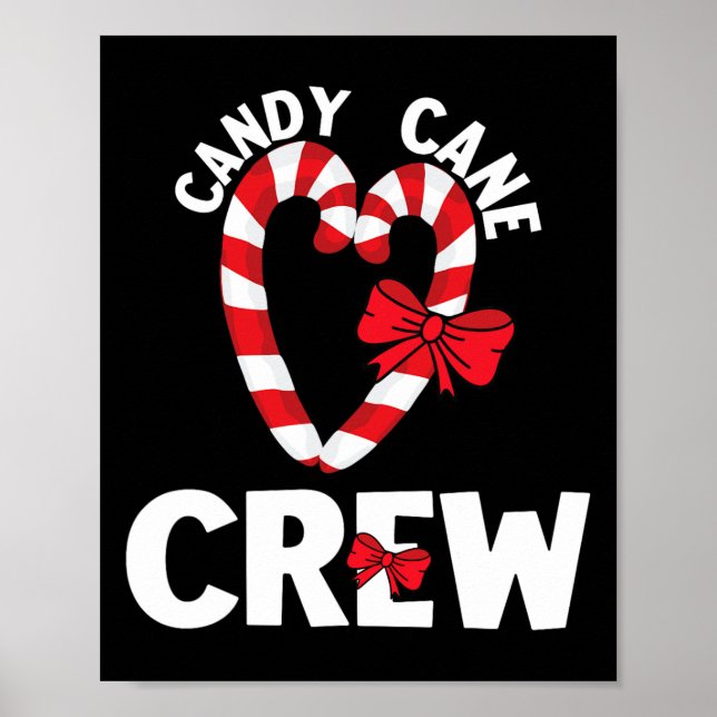 Affiche Sucre de canne Crew Funny Christmas Sweet Candy Jo (Devant)