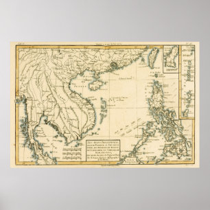 Affiche Sud de la Chine des Philippines, Formose