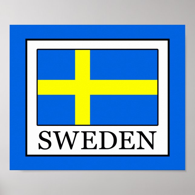 Affiche Suède (Devant)