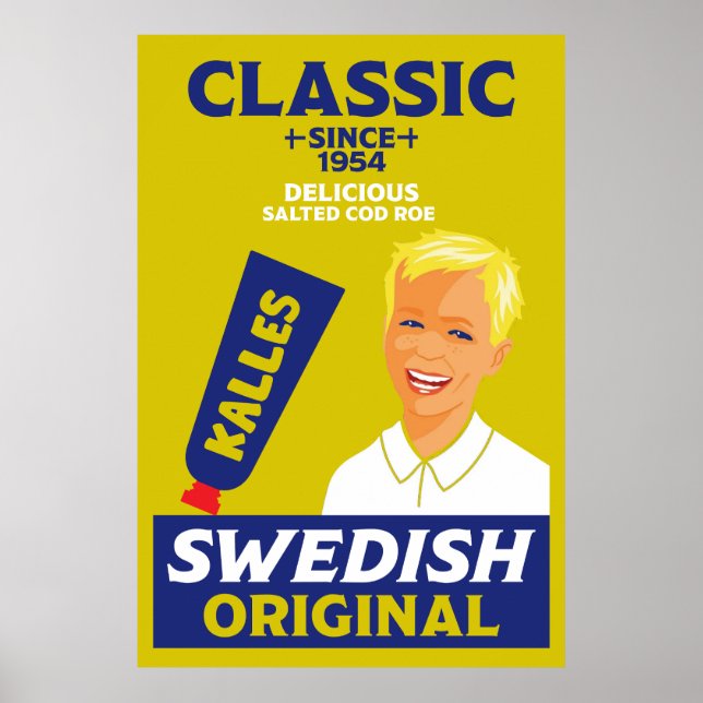 Affiche Suédois smörgåskaviar Kaviar (Devant)