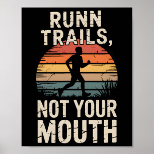 Affiche Sueur maintenant sommet plus tard Motivation Rando