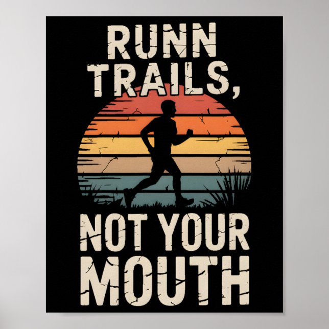Affiche Sueur maintenant sommet plus tard Motivation Rando (Devant)