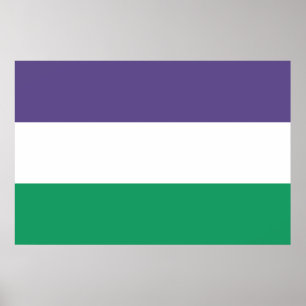 Affiche Suffragette Flag
