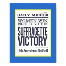 Suffragette Victory Headlines août 1920 copie