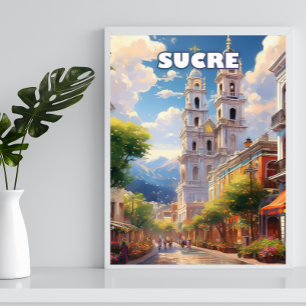 Affiche Sugar, perched in the Andes