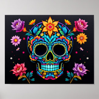 Affiche Sugar Skull N Roses