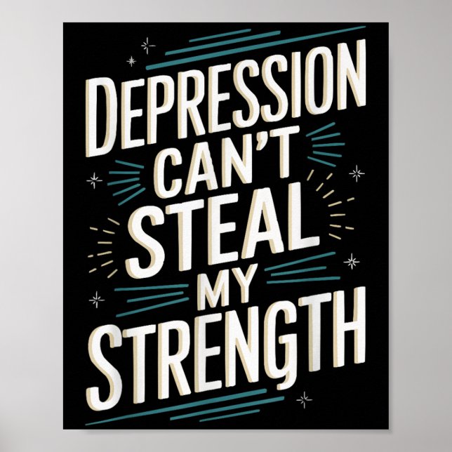 Affiche Suicide Awareness Depression Anxiety Mental Health (Devant)