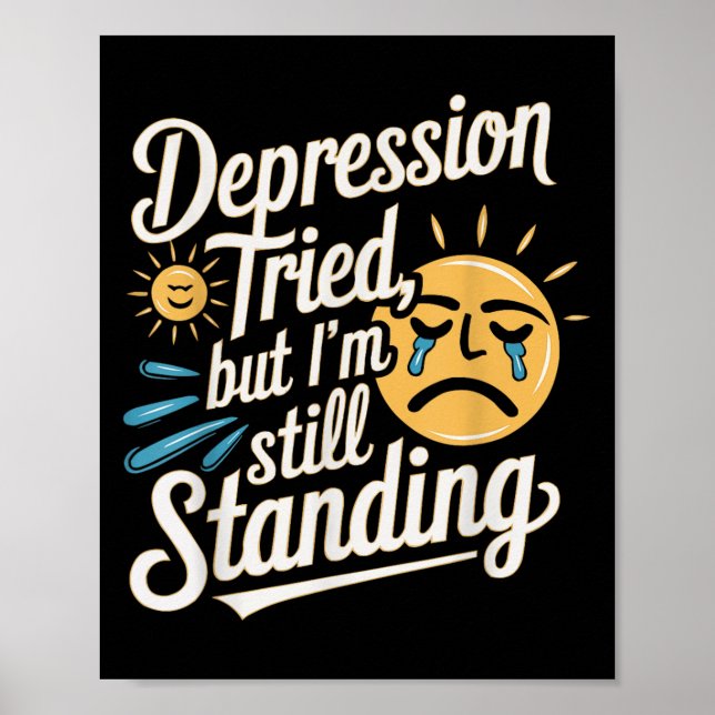 Affiche Suicide Awareness Depression Anxiety Mental Health (Devant)