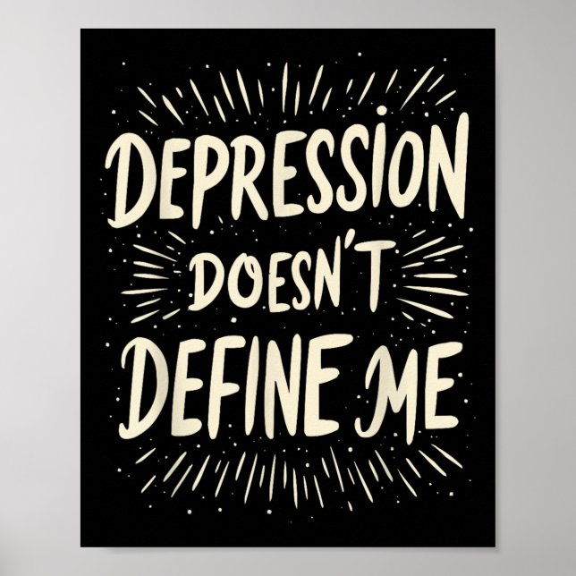 Affiche Suicide Awareness Depression Anxiety Mental Health (Devant)