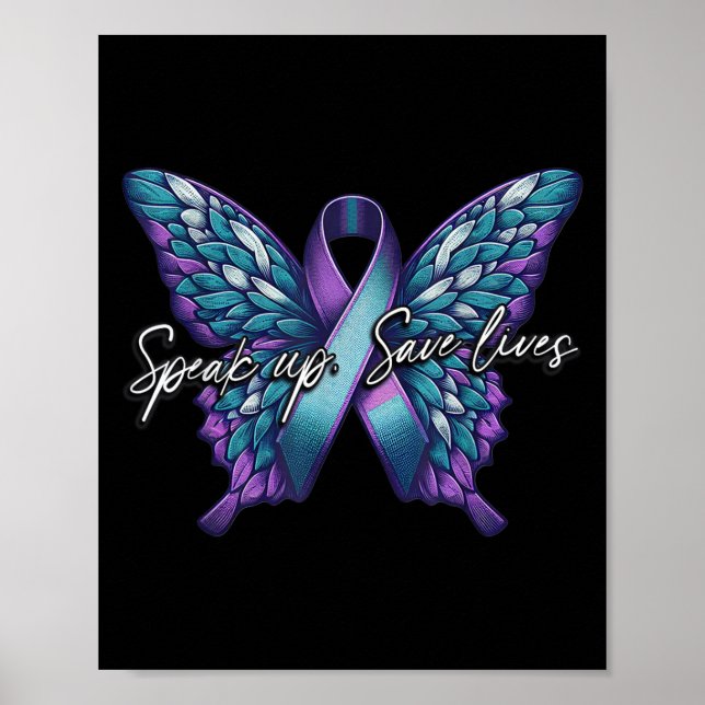 Affiche Suicide Awareness Suicide Prevention Suprt Survivo (Devant)
