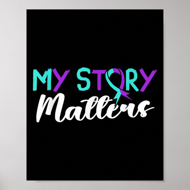 Affiche Suicide Awareness Suicide Prevention Suprt Survivo (Devant)