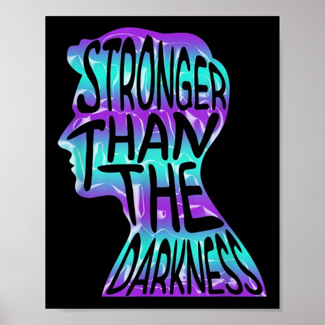 Affiche Suicide Awareness Suicide Prevention Suprt Survivo (Devant)