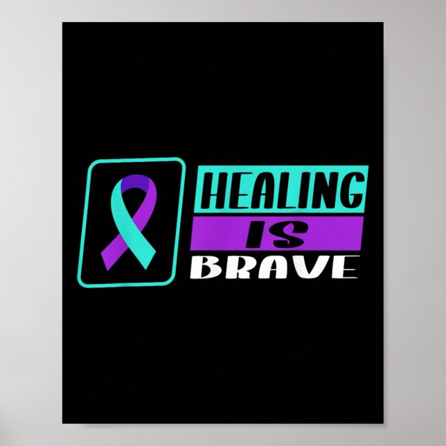 Affiche Suicide Awareness Suicide Prevention Suprt Survivo (Devant)