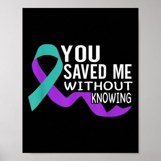 Affiche Suicide Awareness Suicide Prevention Suprt Survivo (Devant)