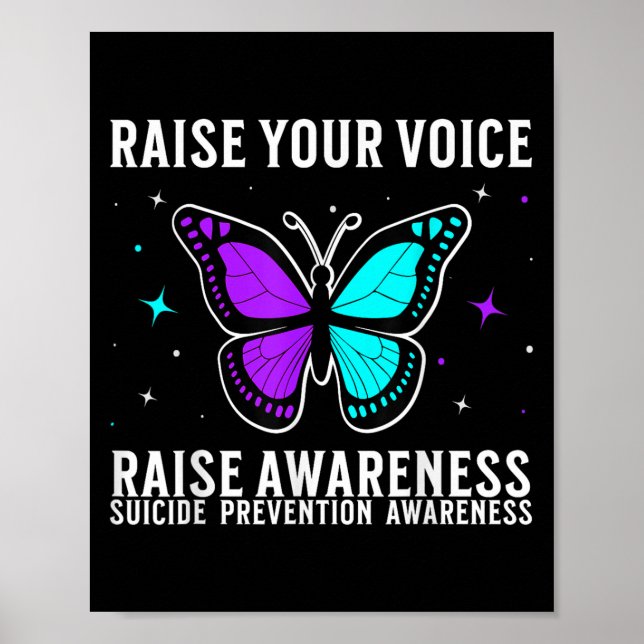 Affiche Suicide Awareness Suprt Suicide Prevention Awarene (Devant)