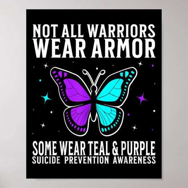 Affiche Suicide Awareness Warrior Suicide Prevention Aware (Devant)