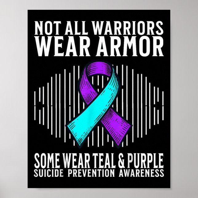 Affiche Suicide Awareness Warrior Suicide Prevention Aware (Devant)