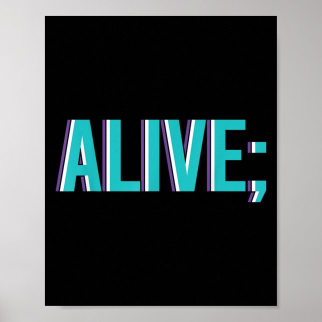 Affiche Suicide Prevention Alive _ I For Suprters  (Devant)