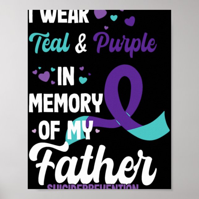 Affiche Suicide Prevention Awareness In Memory Of Father  (Devant)
