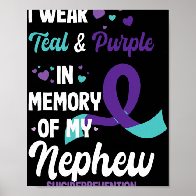 Affiche Suicide Prevention Awareness In Memory Of Nephew  (Devant)