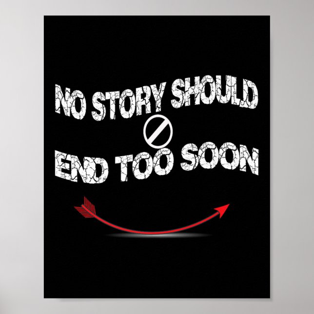 Affiche Suicide Prevention Awareness ,no Story Should End  (Devant)