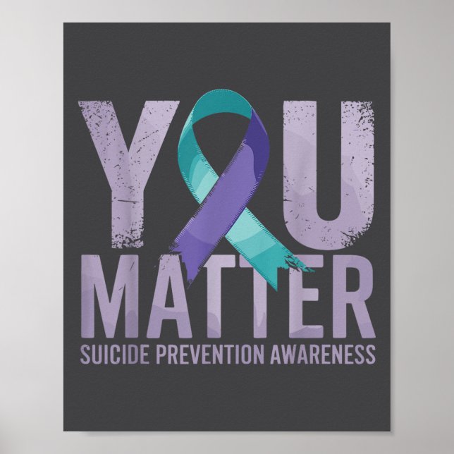 Affiche Suicides Prevention Shirts Suicide Awareness  (Devant)
